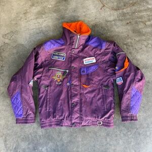 Vtg 1990s Hard Corps US Patch Winter Olympic Ski Team 1992 Anorak Jacket sz S
